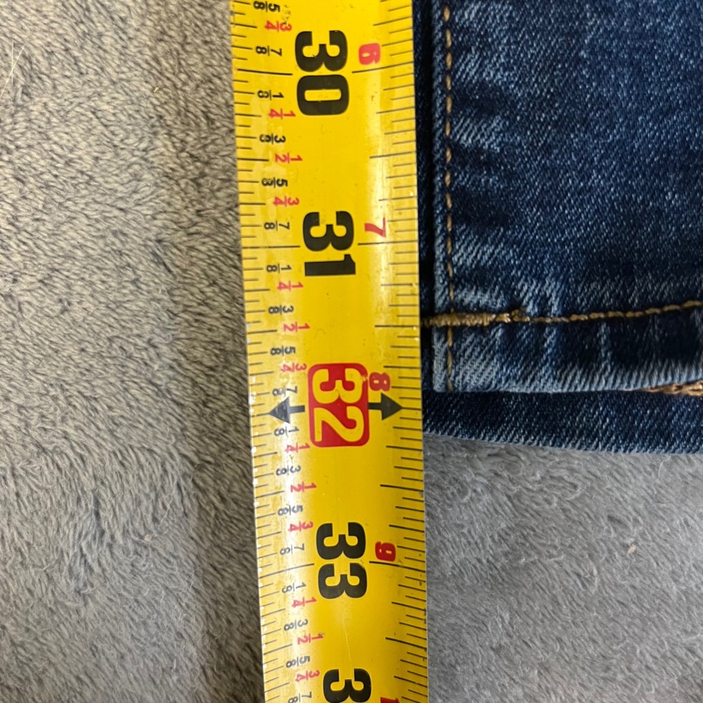 Lucky Brand 412 Athletic Slim Blue Jeans 36x32 (Meas. 39x32) Dark Wash 7MSC006 - Picture 7 of 9